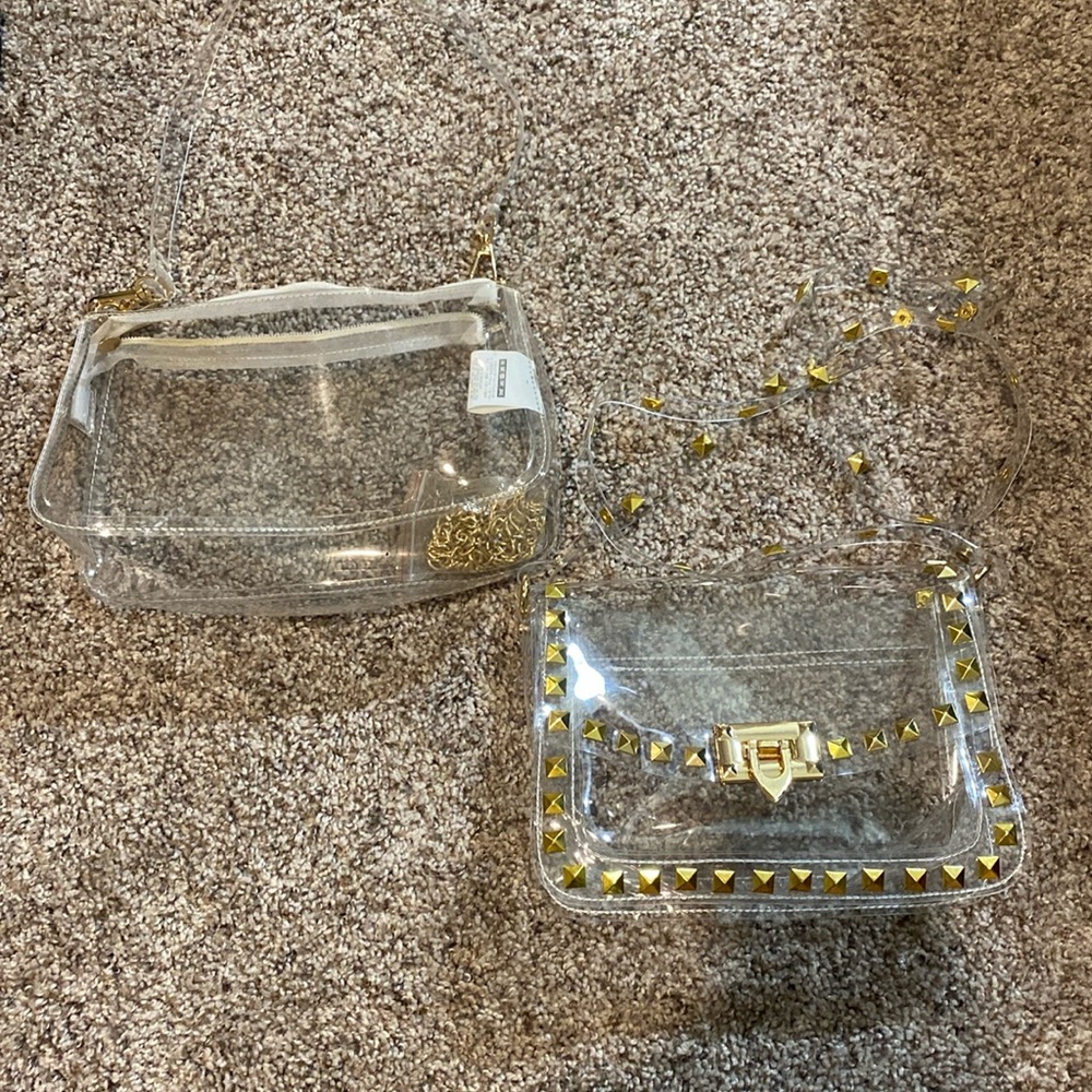 ***MOVING SALE*** Chic Clear bags Make ANY offer!